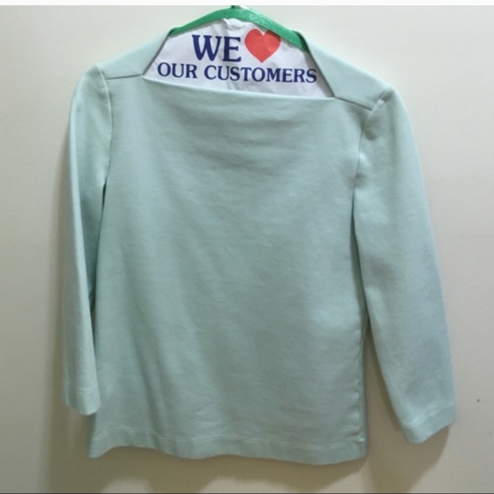 Kate spade saturday mint green shirt size s nwot